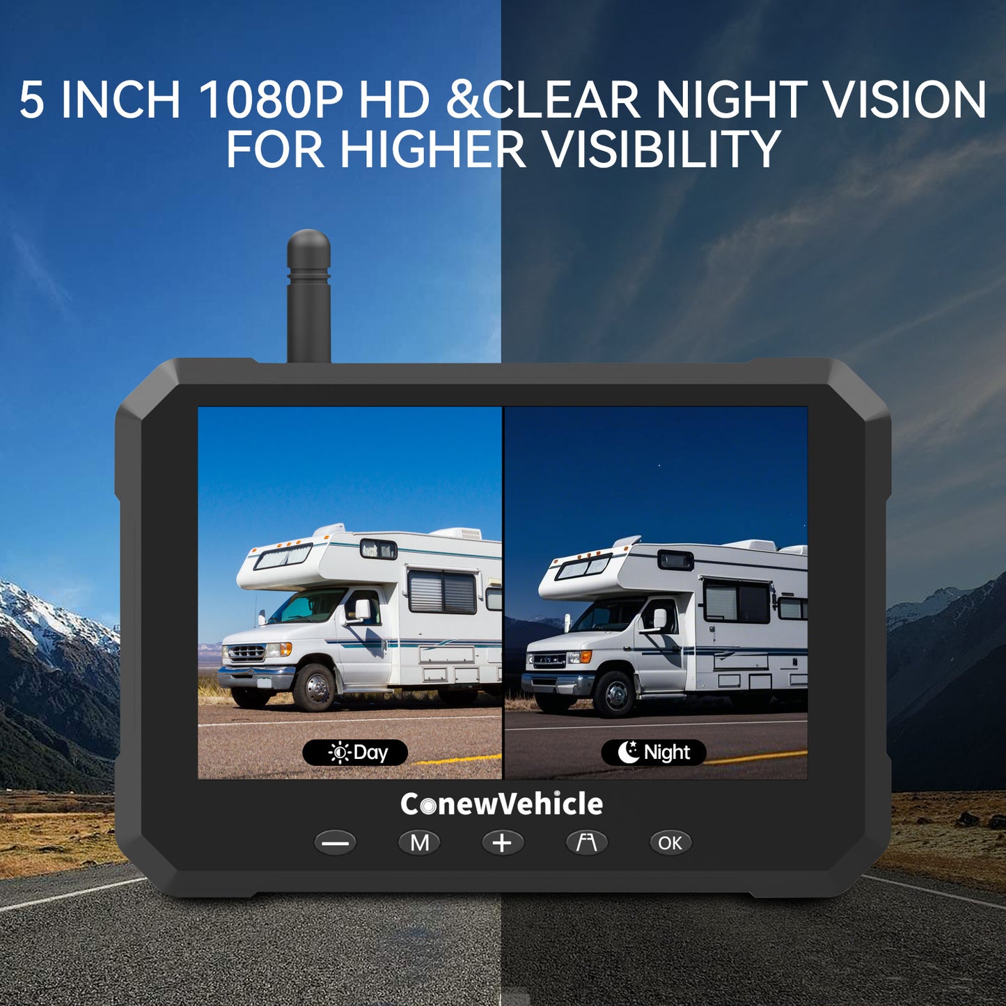 WiFi Magnetic Solar Wireless Backup Camera